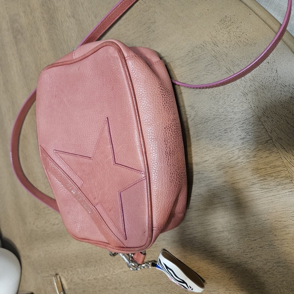 Pink Star Embossed Women's Bag - Picture 1 of 5